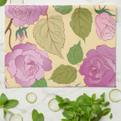 Rozen 19 theedoek (Gevouwen)