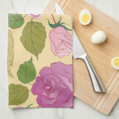 Rozen 19 theedoek (Quarter Fold)