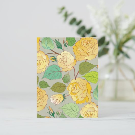 Rozen 1 briefkaart (Staand voorkant)