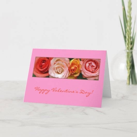 "Rozen #1" Feestdagen Kaart (Voorkant)