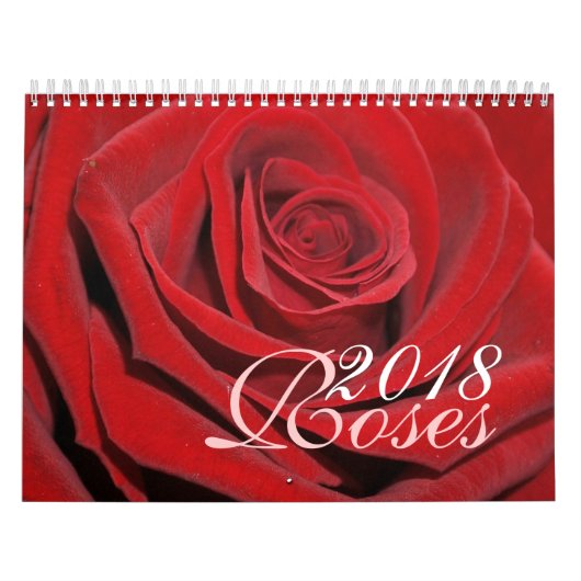 Rozen 2018 Agenda Kalender (Hoes)