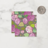 Rozen 20 notitiekaartje (Voorkant / Achterkant in situ)