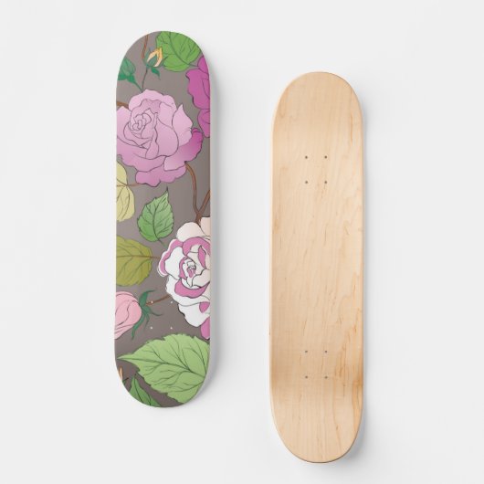 Rozen 20 persoonlijk skateboard (Voorkant)