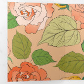 Rozen 21 drieluik wenskaart (Binnenzijde eerst)