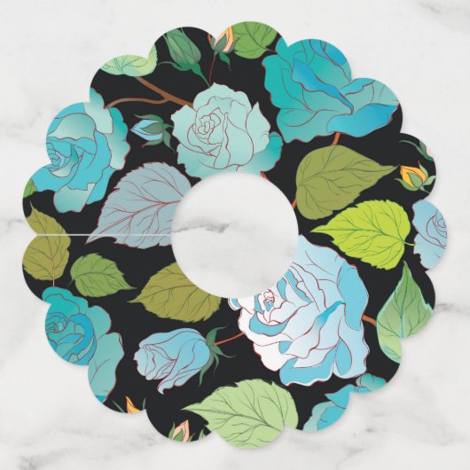 Rozen 22 wijnglaslabel (Achterkant)