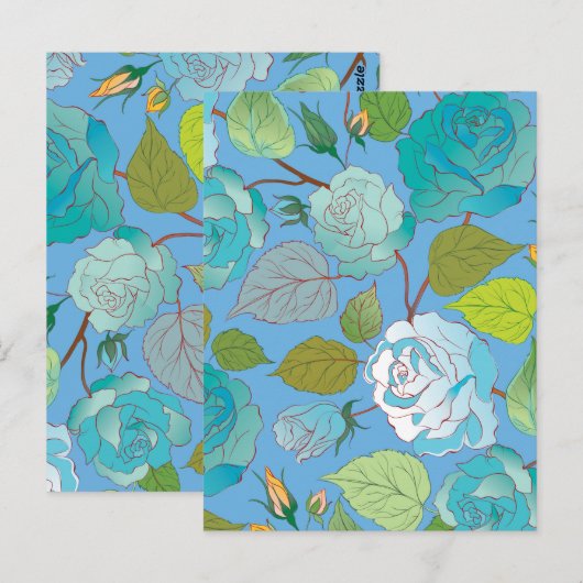 Rozen 23 briefkaart (Voorkant / Achterkant)