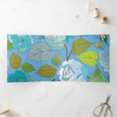 Rozen 23 drieluik wenskaart (Binnen)