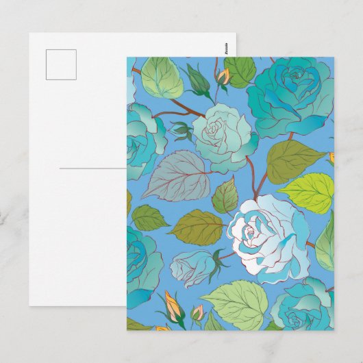 Rozen 23 feestdagenkaart (Voorkant / Achterkant)