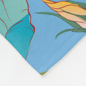 Rozen 23 fleece deken (Hoek)