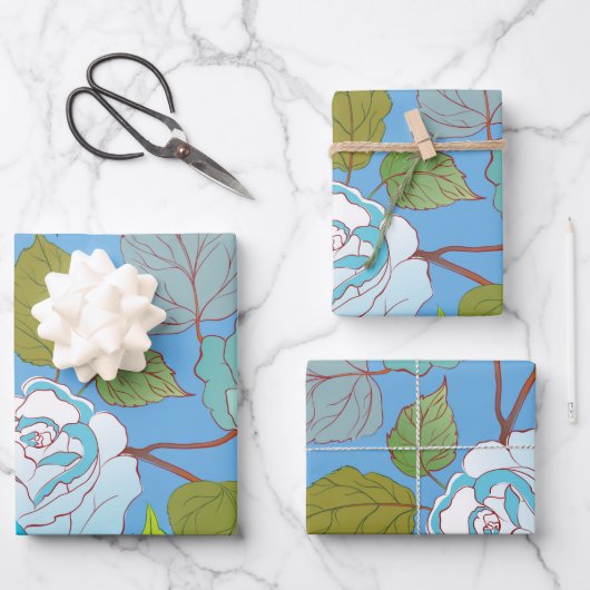 Rozen 23 inpakpapier vel (Voorkant)