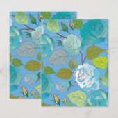 Rozen 23 notitiekaartje (Voorkant / Achterkant)