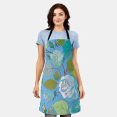 Rozen 23 schort (Gedragen)