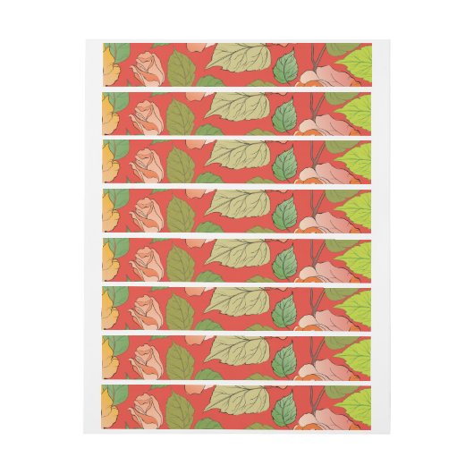 Rozen 26 adreslabel wikkel (Vel)