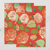 Rozen 26 bedankkaart (Voorkant / Achterkant)