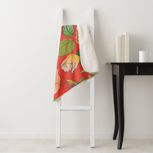 Rozen 26 sherpa deken (In situ)