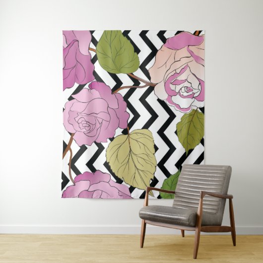 Rozen 27 wandkleed (In situ)