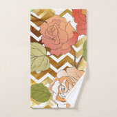 Rozen 28 bad handdoek (Handdoek)