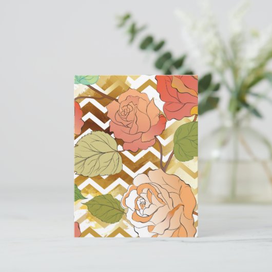 Rozen 28 briefkaart (Staand voorkant)