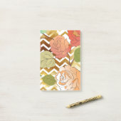 Rozen 28 post-it® notes (Op bureau)