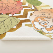 Rozen 28 sherpa deken (3/4)