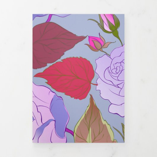 Rozen 29 drieluik wenskaart (Cover)