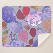 Rozen 29 sherpa deken (Voorkant (horizontaal))