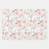 Rozen 2 overspoelen van papierbladen voor weddensc inpakpapier vel (Voorkant)