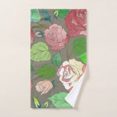 Rozen 30 bad handdoek (Handdoek)