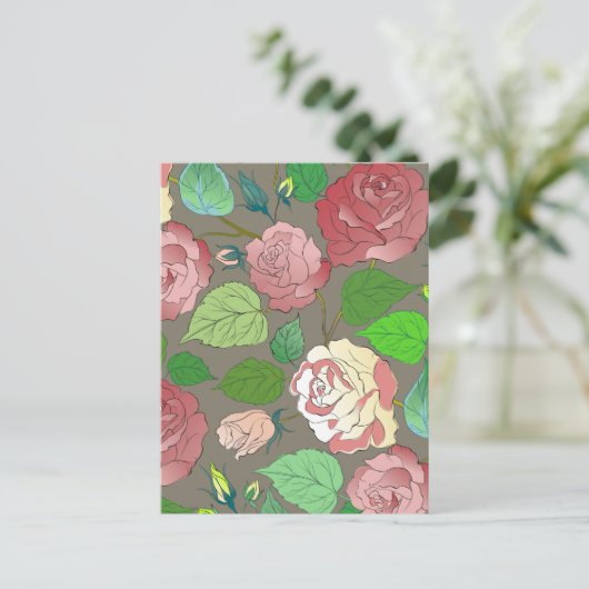 Rozen 30 briefkaart (Staand voorkant)