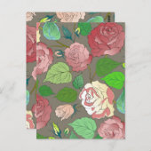Rozen 30 briefkaart (Voorkant / Achterkant)