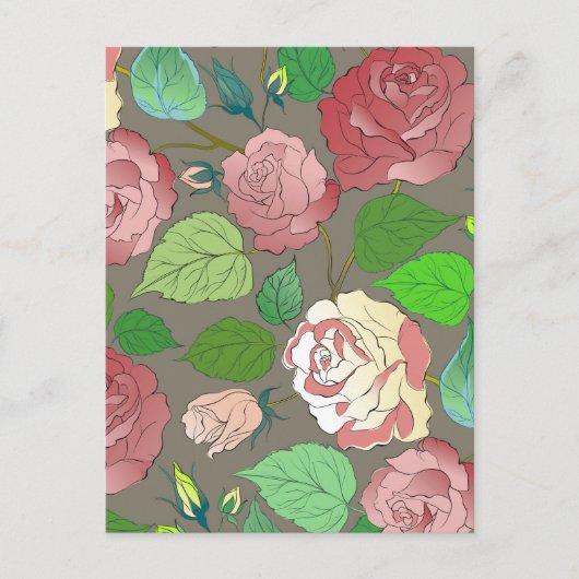 Rozen 30 briefkaart (Voorkant)