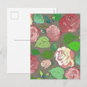 Rozen 30 feestdagenkaart (Voorkant / Achterkant)
