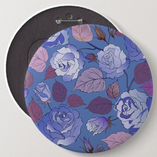 Rozen 32 ronde button 6,0 cm (Voorkant /achterkant)