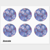 Rozen 32 ronde sticker (Vel)
