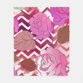 Rozen 33 fleece deken (Voorkant)