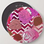 Rozen 33 ronde button 6,0 cm (Voorkant /achterkant)