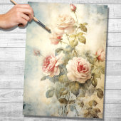 Rozen 3 Decoupage Paper Tissuepapier