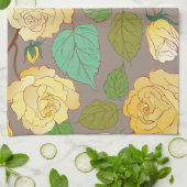 Rozen 3 theedoek (Gevouwen)