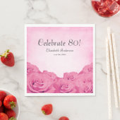  Rozen 80ste verjaardagsfeestje Servet (Insitu)