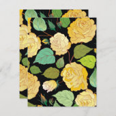 Rozen 8 notitiekaartje (Voorkant / Achterkant)