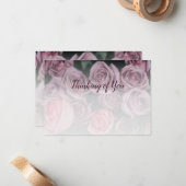 Rozen Aangepaste foto - denken aan jou - Notitiekaartje (Voorkant / Achterkant in situ)