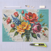 Rozen acryl schilderij Decoupage Tissuepapier (Craft)