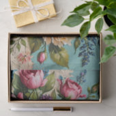 Rozen acryl schilderij Decoupage Tissuepapier (Geschenk)