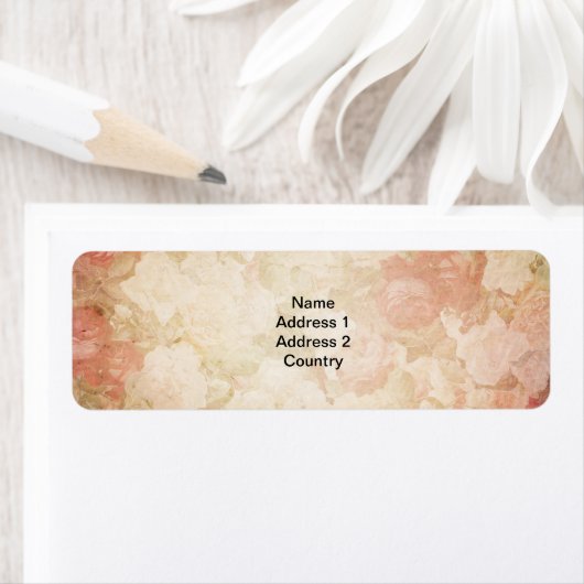  Rozen Adres Etiket (Insitu)