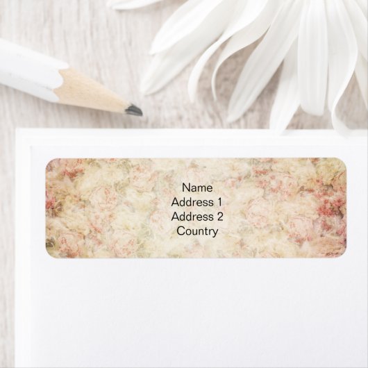 Rozen Adres Etiket (Insitu)