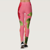 rozen afdrukken leggings (Achterkant)
