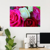 Rozen afdrukken poster (Thuiskantoor)