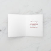  Rozen Antiek Lettering Denken aan jou Kaart (Binnen)