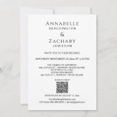 *~* Rozen AR6 Victoriaans QR FOTO RSVP Weddenschap Kaart (Achterkant)