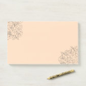 Rozen Art Post-it® Notes (Op bureau)